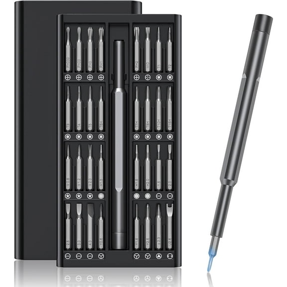 Precision Screwdriver Set 33-In-1 Small Screwdriver Set,Mini Screwdriver Kit Magnetic Professional Electronic Repair Tool for PC,Computer,Laptop,Iphone,Cell Phone,MacBook,Tablet,Watch,Glasses