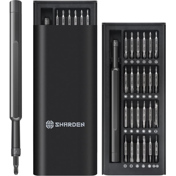Precision Screwdriver Set, Magnetic Small Screwdriver Set with Torx, Pentalobe, Tri-wing, Mini Repair Tool Kit for Electronic, Computer, Laptop, PC, Watch, PS5, Eyeglass (49 in 1 Black)