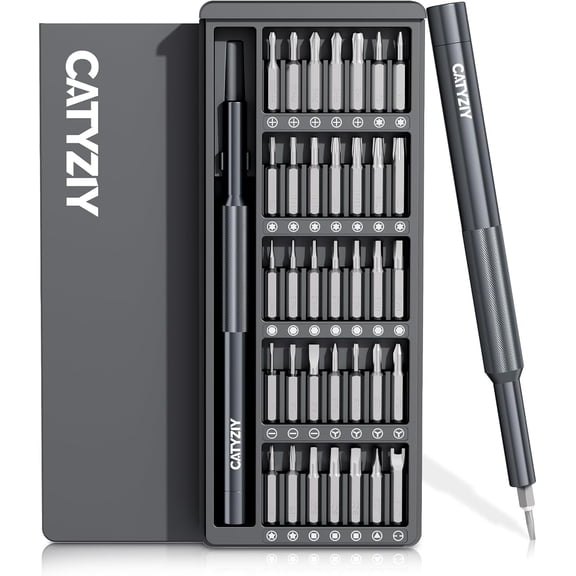 Precision Screwdriver Set, Mini Repair Tool Kit with Magnetized Tip & Magnetic Mat for iPhone, MacBook, Laptop, PS6, Xbox, Switch, Glasses, Watch & Small Electronics