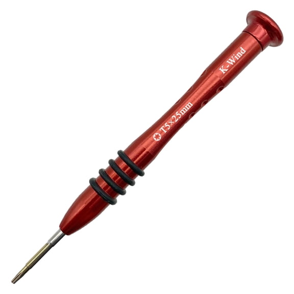 Precision Screwdriver T5, Six-point Star-shaped Magnetic Tip, Micro Electronic Screwdriver Compatible with Computer Laptop, S2 Steel Head, Rotating Cap, Anti-slip Grip