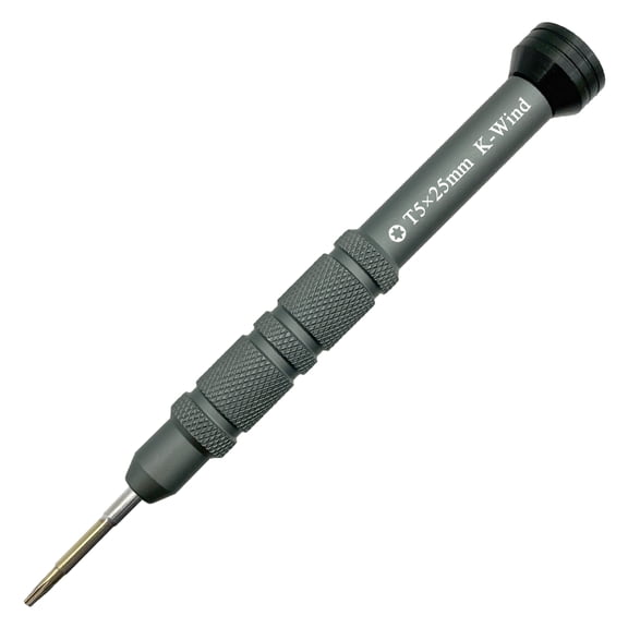 Precision Screwdriver T5, Six-point Star-shaped Magnetic Tip, Precision Bit Compatible with Computer Laptop, S2 Steel Head, Rotating Cap, Anti-slip Grip