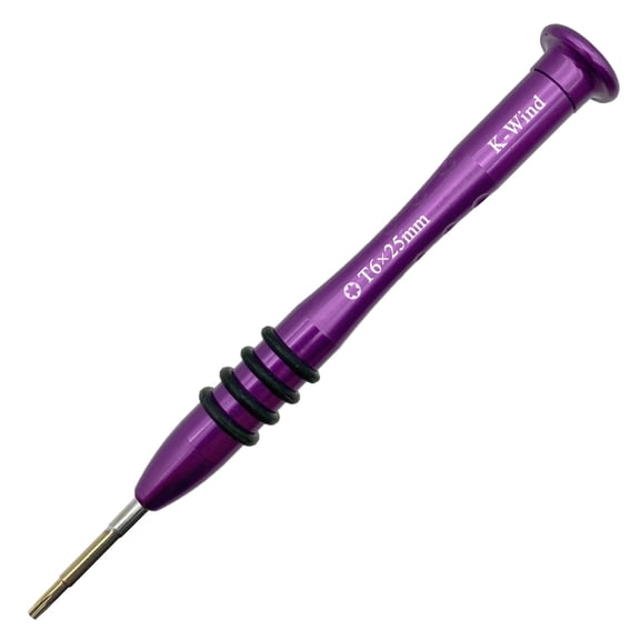Precision Screwdriver T6, Six-point Star-shaped Magnetic Tip, Micro Electronic Screwdriver Compatible with Computer Laptop, S2 Steel Head, Rotating Cap, Anti-slip Grip