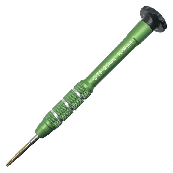 Precision Screwdriver T6, Six-point Star-shaped Magnetic Tip, Micro Electronic Screwdriver Compatible with Computer Laptop, S2 Steel T6 Head, Rotating Cap, Anti-slip Grip