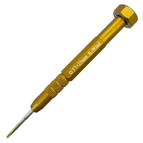 Precision Screwdriver T7, Six-point Star-shaped Magnetic Tip, Free Spin Cap, Micro Electronic Screwdriver Compatible with Electronics Device, S2 Steel Head, Anti-slip Grip