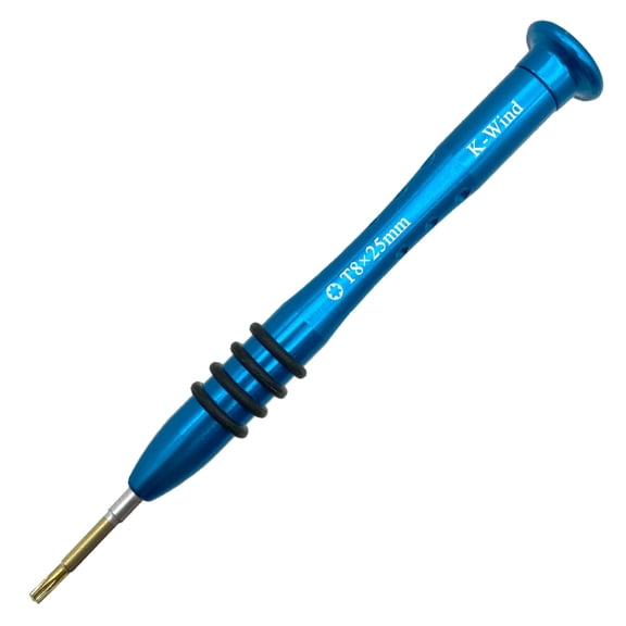 Precision Screwdriver T8, Six-point Star-shaped Magnetic Tip, Micro Electronic Screwdriver Compatible with Electronics Device, S2 Steel Head, Rotating Cap, Anti-slip Grip