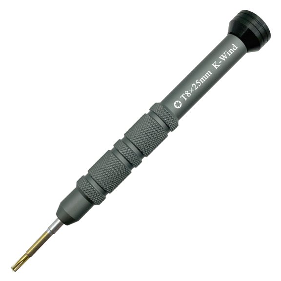 Precision Screwdriver T8, Six-point Star-shaped Magnetic Tip, Precision Bit Compatible with Electronics Device, S2 Steel Head, Rotating Cap, Anti-slip Grip