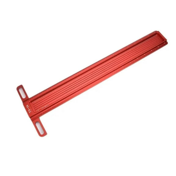 Precision Scribing and Measuring Tool, Aluminum Alloy T-Square Marking Ruler for Woodworking