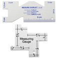 thumbnail image 1 of Seam Measuring Gauge Metal Quilting Tailor Ruler Template Sewing Ruler for DIY Patchwork Quilting, 1 of 5