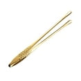thumbnail image 1 of Precision Serrated Tip Cooking Tweezers Tongs, Chef Grade Stainless Steel Kitchen Tongs Set, Multi-Use Kitchen Tools for Culinary Prep, BBQ Grilling, Food Plating & Outdoor Cooking,Gold-28cm, 1 of 9