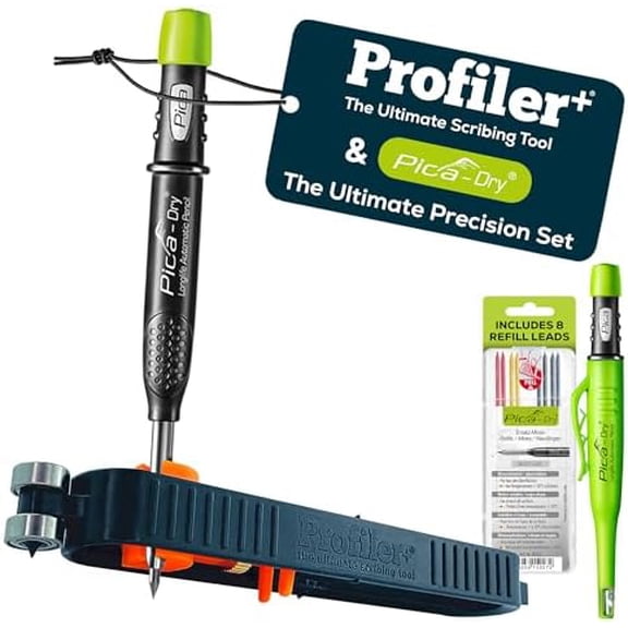The  Precision Set Multifunction Scribing Tool - Pica-Dry Long-life Automatic Pencil & 8 Multi-Use Refill Leads, Official  Collaboration for Accurate Scribing and Marking$$Tools