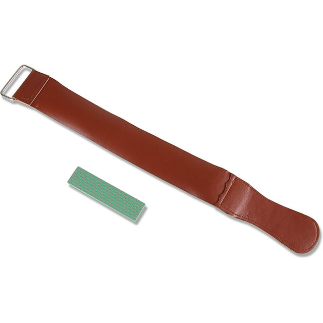 Precision Sharpening System Extra Fine Stone & Leather Strop Set