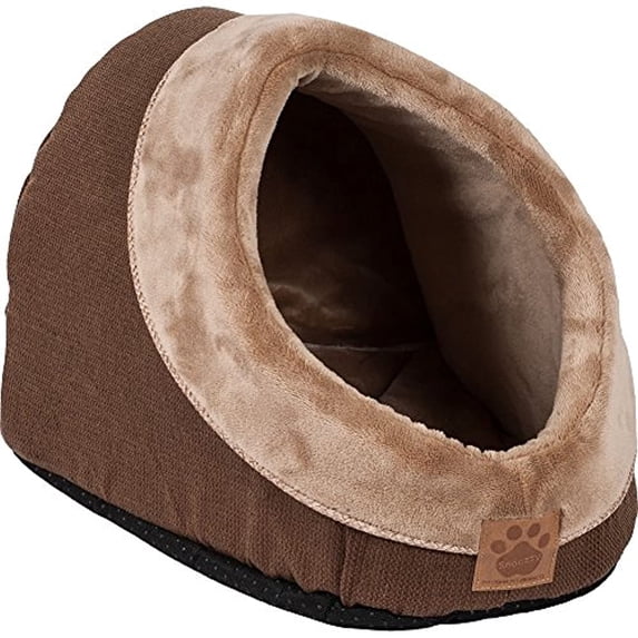 Precision Pet SnooZZy Rustic Elegance Hide Seek Bed Brown