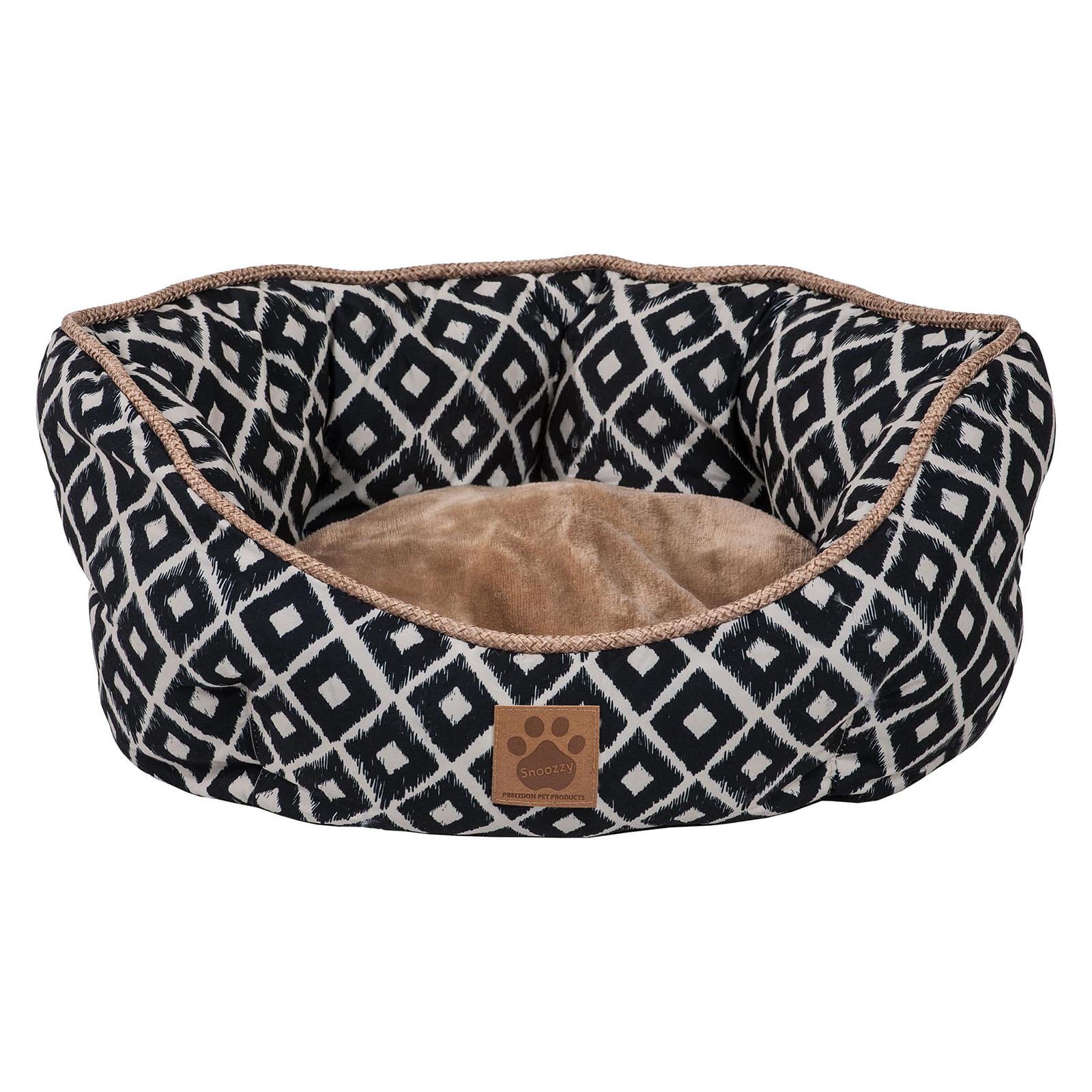 Precision Snoozzy IKAT Clamshell Pet Bed Navy