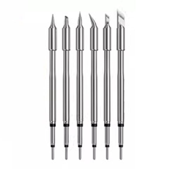 Precision Soldering Iron Tips Set - 6pcs for HS-02 Fast & Efficient Welding
