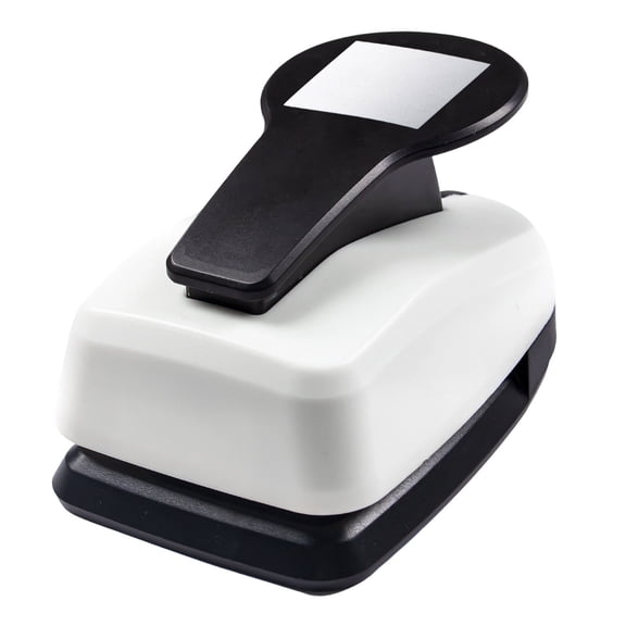 Precision Square Hole Punch 2 Inch Square Paper Punch for Scrapbooking and Crafting - Efficient Multifunction Desktop Tool for Paper Crafting and Stationery Tasks