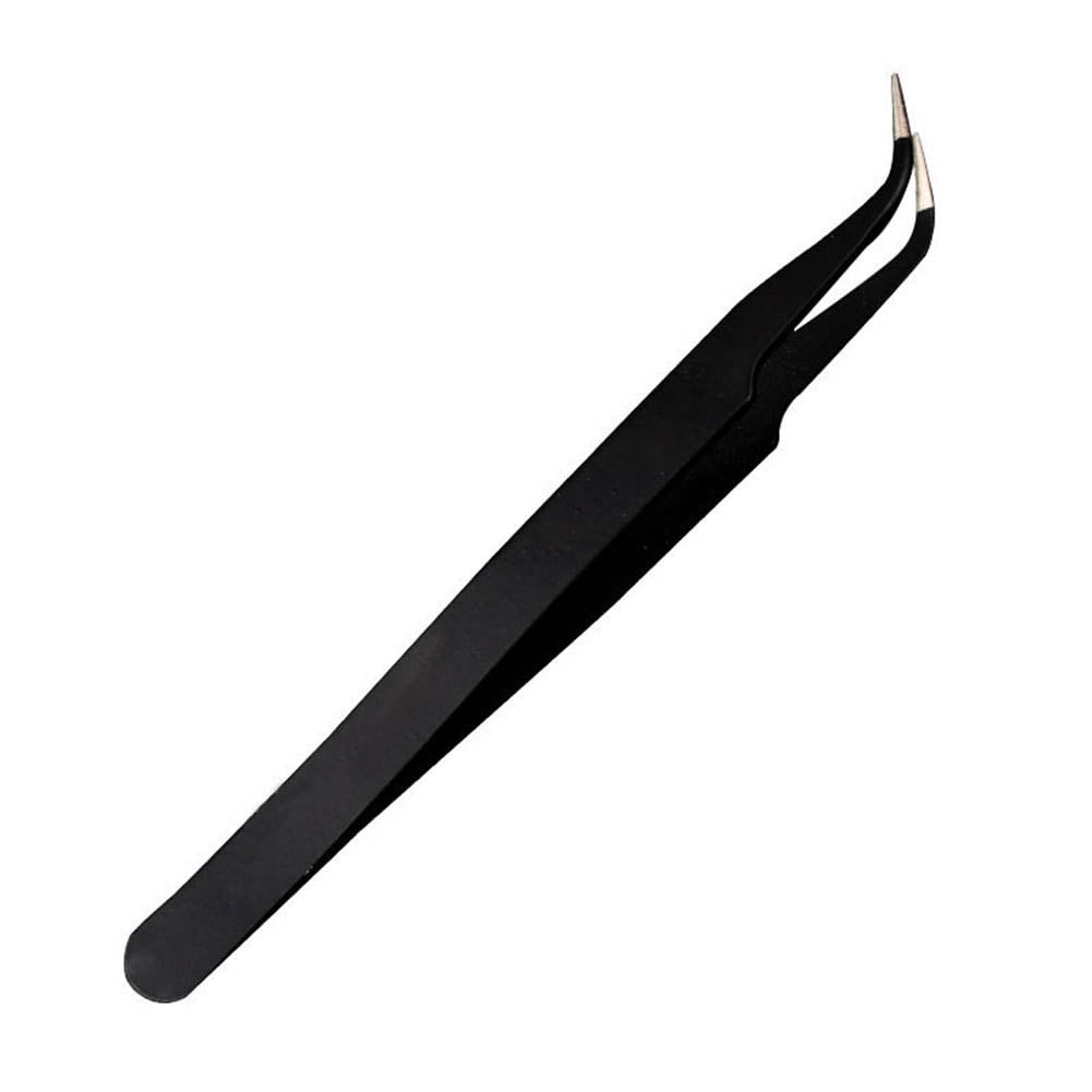 Precision Stainless Fine Point Eyelash Tweezers Eyelash Grafting Extension Tool Straight