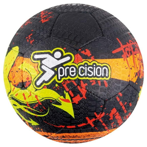 Precision Street Mania Training Ruber Soccer Soccer Ball Black/Orange - 4