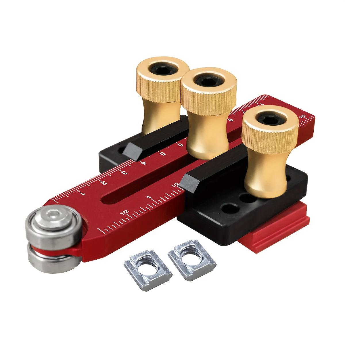 Precision Thin Rip Jig for Table Saws - Durable Aluminum Alloy Stock Guide with Adjustable Fence & 3/8" & 3/4" Slot Fit