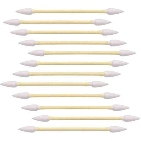 Precision Tip Cotton Swabs for Makeup, Bamboo Sticks and Double Pointed 1200pcs