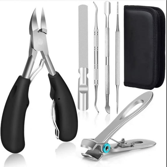 Precision Trimming Thick Nail Clippers, Surgical Grade Material Ingrown Toenail Tool For Wide Jaw Opening, Heavy Duty Stainless Steel Foot Care Kit Ergonomic Design Easy To Hold,