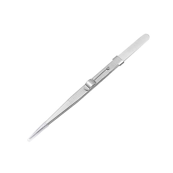 Precision Tweezers ,Jewelers Pick up Tool Professional Pointed Tip Jewelry Making Tool Jewelry Tweezer for Arts Hobby ,Industrial Technology Straight