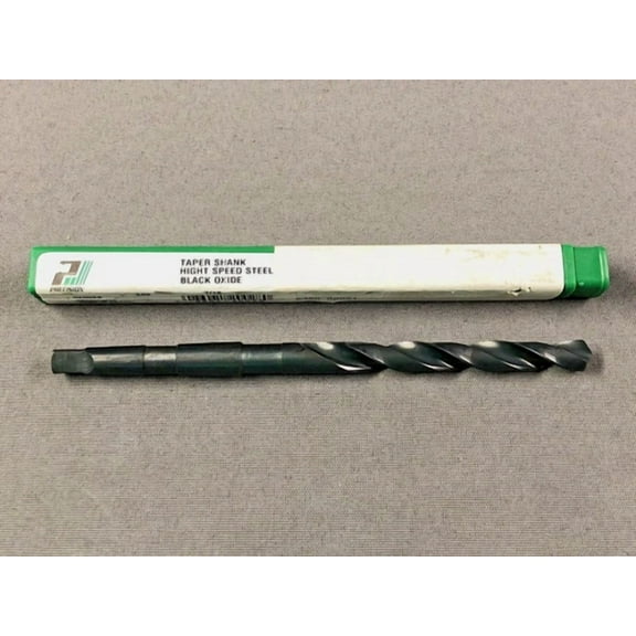 Precision Twist Drill Bit 7/16 X 7-1/4 Oal 118 Deg Hss Black Oxide Tapered Shank