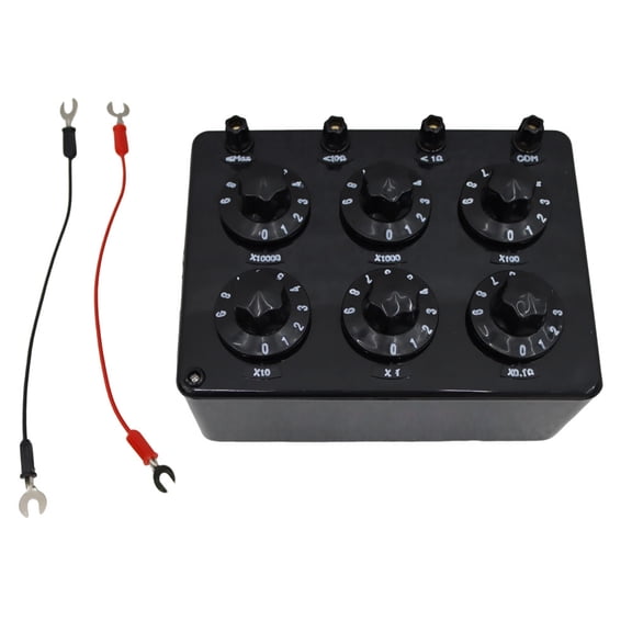 Precision Variable Decade Resistor Resistance Box 0.1~99.9999 k