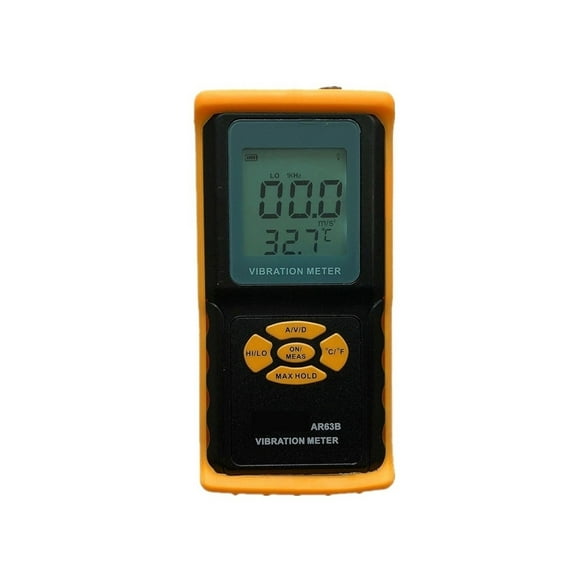Precision Vibration Meter Vibration Tester AR63B 0.1~199.9m/s2, 0.001~1.999mm, 0.1~199.9m/s Vibrometer Tester Gau Analyzer ,Versatile Frequency