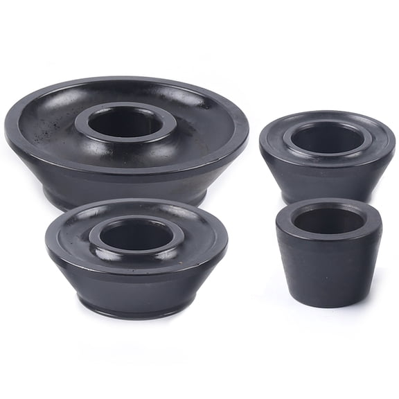 Precision Wheel Balancer Cones, 4-Pack, High-Quality Carbon Steel, Designed for 40mm Axle and 1.77"-5.39" Hub Holes, Easy to Install