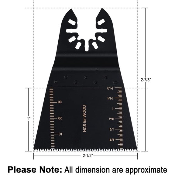 Precision Wide Segmented Wood/Plastic/Soft-Metal Oscillating Multi Tool Saw Blades Replacement for  Multimaster   Dremel and More (18 Pack)