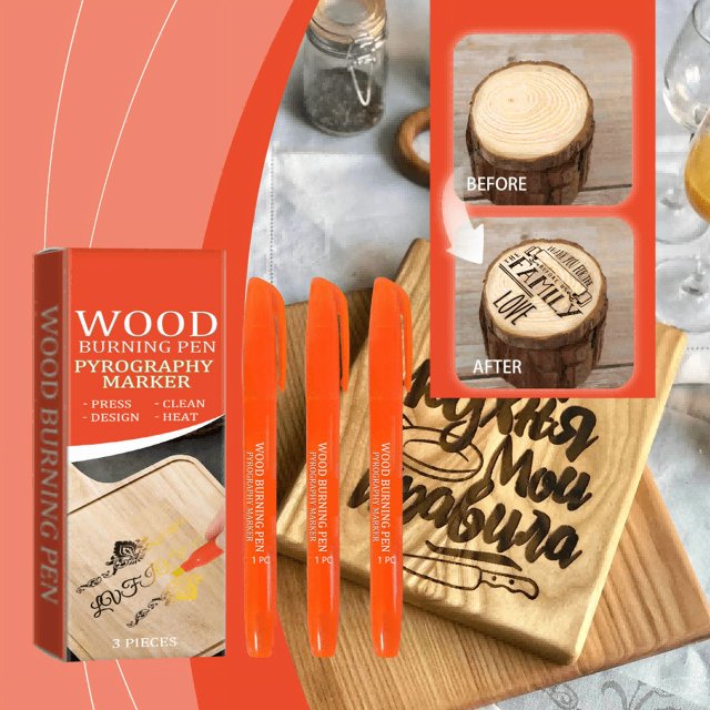 Precision Wood Pen Create Custom Art And Markings With Ease And Funny