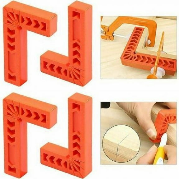Precision Woodwork Positioning Squares, Professional Clamping Solutions for Your Woodworking Projects, Ensuring Perfect 90 Corners, Multi-Angle Scale for Enhanced Accuracy, Set