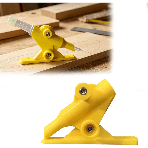 Precision Woodworking Parallel Scribing Tool, Adjustable Contour Edge Marker for Accurate Line Drawing in Carpentry & DIY Wood Projects