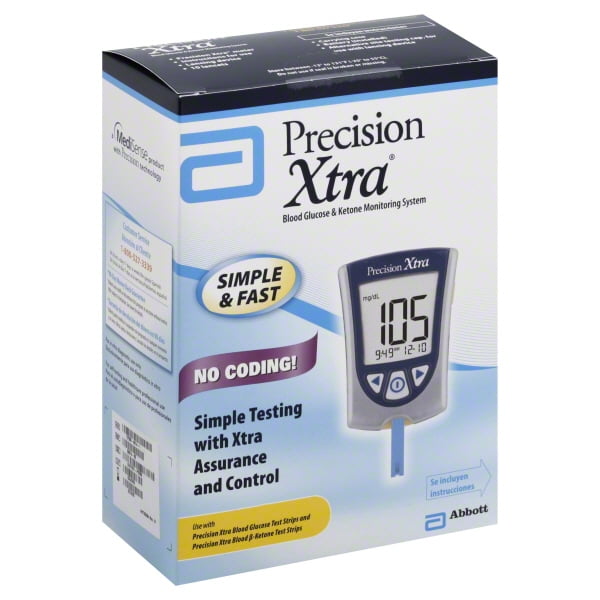 Precision Xtra Blood Ketone Test Strips 10ct