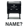 thumbnail image 1 of Precision and Convenience: Vivid Stamp Name? Self Inking Rubber Stamp (Black Ink) - Medium, 1 of 2