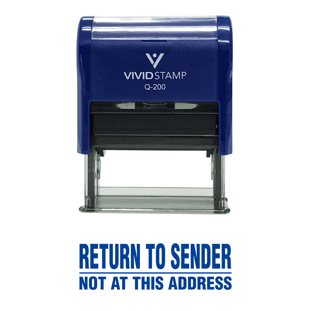 Return Address Stamp, Personalized Stamp, Custom Stamp Whiting