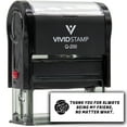 thumbnail image 1 of Precision and Convenience: Vivid Stamp Thank you for always being my friend, no matter what Self-Inking Rubber Stamps (Black Ink) - Q-200, 1 of 7