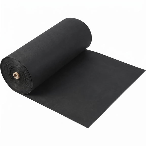 PrecisionAuto 4ft x 100ft 6oz Non-Woven Geotextile Landscape Fabric, 350N Tensile & 440N Load PP Drainage for Landscaping, French Drains, Underlayment, Erosion Control & Construction