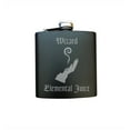 thumbnail image 1 of PrecisionNC D&D DND Gifts Wizard Elemental Juice Engraved Stainless Steel 6 oz Flask Dungeons Dragons Flask, 1 of 1
