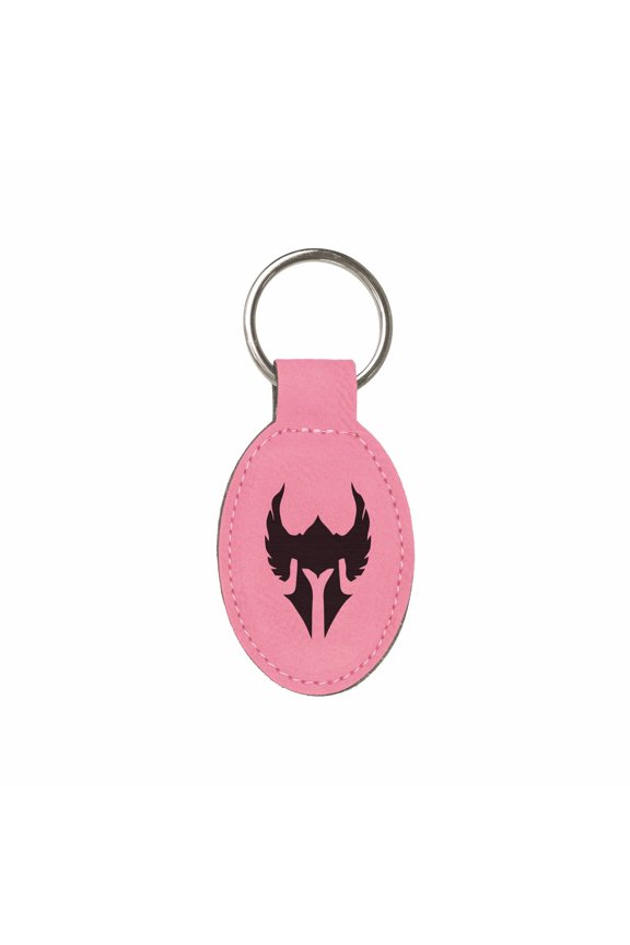 PrecisionNC DND Gifts D&D Paladin Character Class Symbol Engraved Keychain Key Tag Nerdy Gifts Dungeons Dragons (Pink)