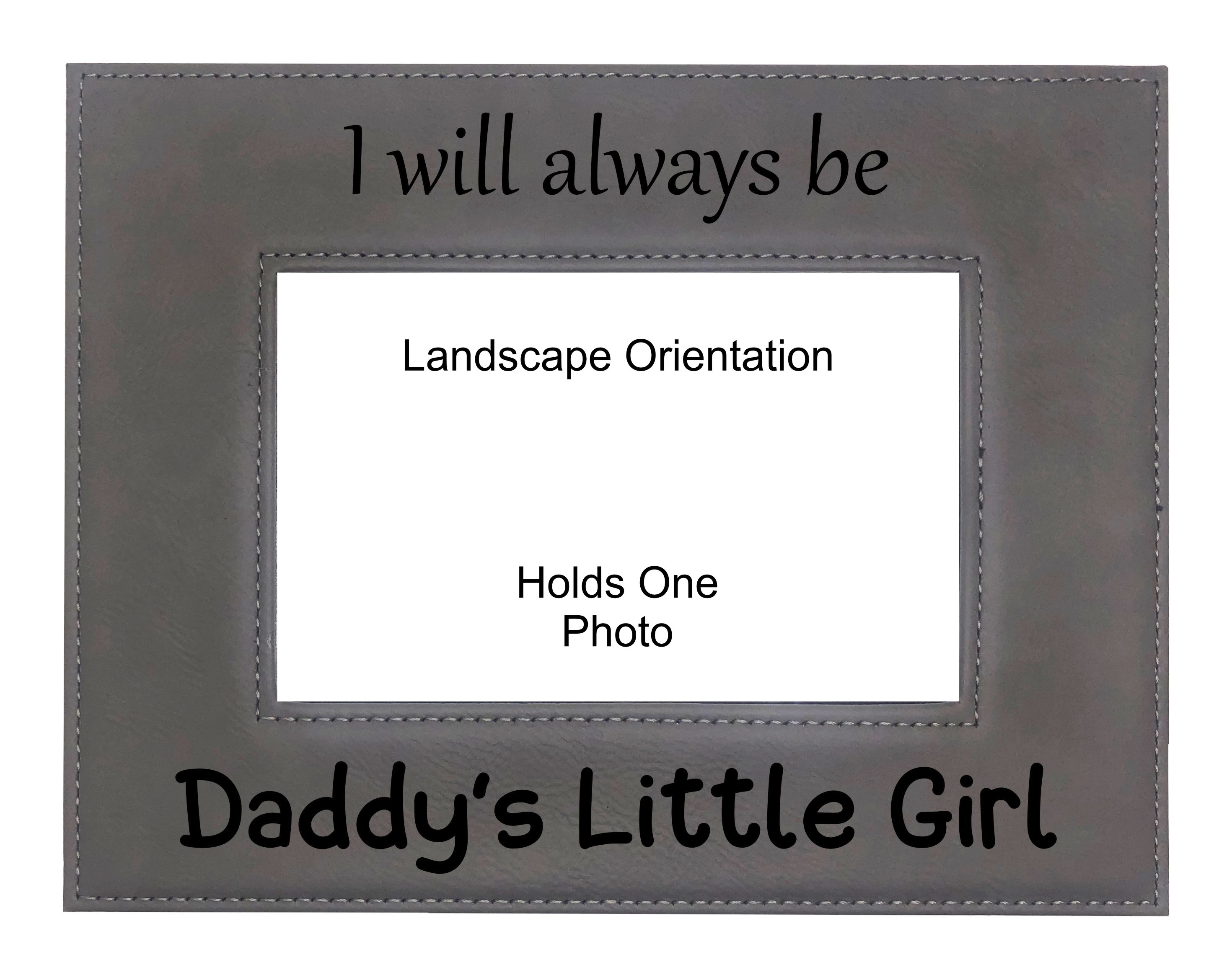 PrecisionNC Dad Gifts I Will Always be Daddy's Little Girl Fathers Day ...