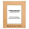 thumbnail image 1 of PrecisionNC Engraving Aunt Gifts Best Aunt Ever Engraved Natural Wood Picture Frame 8x10 Portrait, 1 of 4