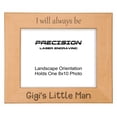 thumbnail image 1 of PrecisionNC Engraving Gift for Grandma Grandson I Will Always be Gigi's Little Man Engraved Natural Wood Picture Frame 8x10 Landscape, 1 of 4