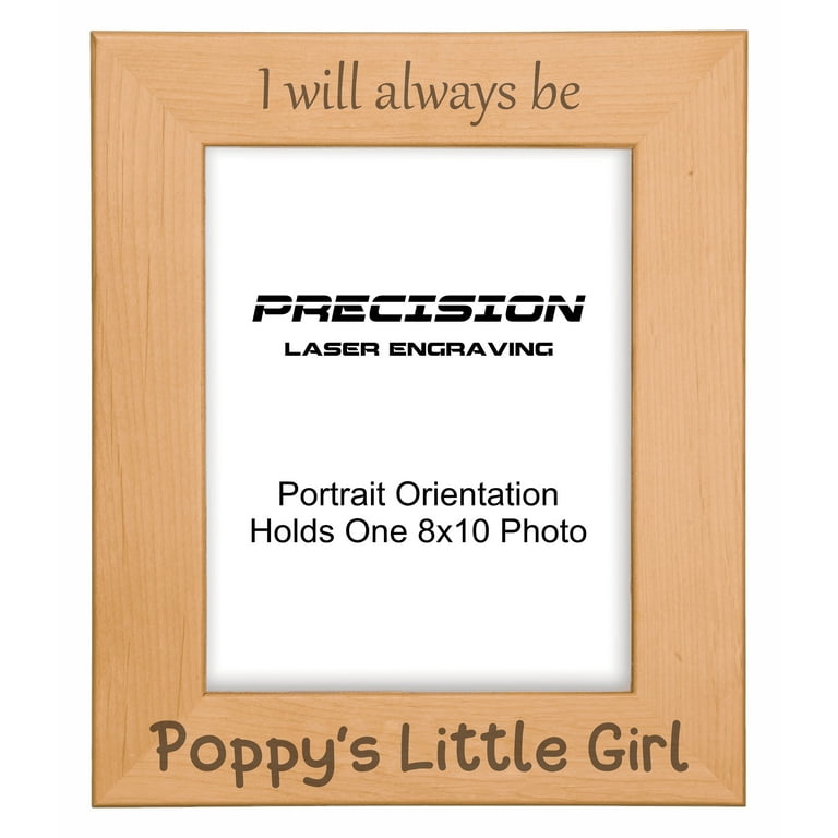 PrecisionNC Engraving Gift for Grandpa Granddaughter I Will Always