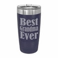 thumbnail image 1 of PrecisionNC Grandma Gifts Best Grandma Ever Engraved Stainless Steel Travel Mug Tumbler with Lid Mothers Day 20 ounce Navy Blue, 1 of 2