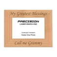 thumbnail image 1 of PrecisionNC Grandma Gifts My Greatest Blessings Call Me Grammy Engraved Natural Wood Picture Frame from Grandchildren 5x7 Landscape, 1 of 4