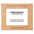thumbnail image 1 of PrecisionNC Grandma Gifts My Greatest Blessings Call Me Nana Engraved Natural Wood Picture Frame from Grandchildren 8x10 Landscape, 1 of 4