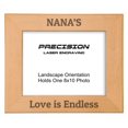 thumbnail image 1 of PrecisionNC Grandma Gifts Nana's Love is Endless Engraved Natural Wood Picture Frame from Grandson Granddaughter 8x10 Landscape, 1 of 4