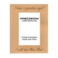 thumbnail image 1 of PrecisionNC Grandma Remembrance Frame I have a guardian angel I call her Maw Maw Engraved Natural Wood Memorial Picture Frame 4x6 Portrait, 1 of 4
