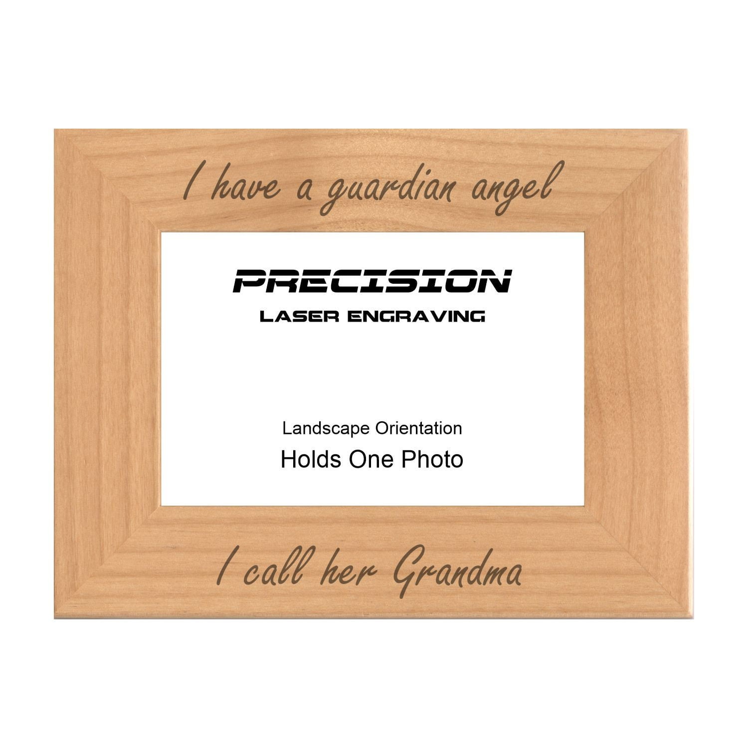 PrecisionNC Grandma Remembrance Frame I have a guardian angel I call
